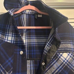 H&M Oversized plaid heavy duty shacket